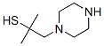 1-Piperazineethanethiol,-alpha-,-alpha--dimethyl-(9CI) 化学構造式