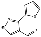 3-(2-THIENYL)-1H-PYRAZOLE-4-CARBALDEHYDE Structure
