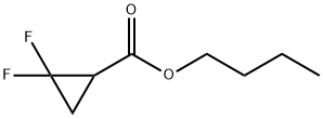 2,2-二氟环丙烷甲酸丁酯, 260352-79-2, 结构式