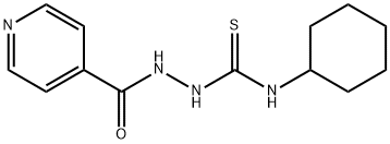 N-[(Cyclohexylthiocarbamoyl)amino]isonicotinamide,26036-36-2,结构式