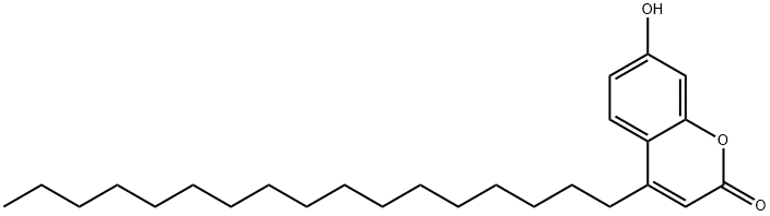 4-HEPTADECYLUMBELLIFERONE Structure