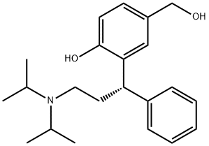 (S)-2-(3-(二异丙氨基)-1-苯基丙基)-4-(羟甲基)苯酚, 260389-90-0, 结构式