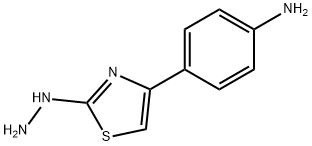 2-HYDRAZINO-4-(4-AMINOPHENYL)THIAZOLE Struktur
