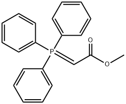 Methyl (triphenylphosphoranylidene)acetate Struktur