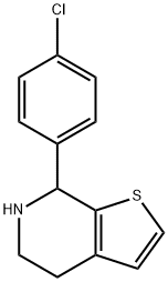 7-(4-chlorophenyl)-4,5,6,7-tetrahydrothieno[2,3-c]pyridine,260545-75-3,结构式