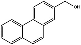 2-ヒドロキシメチルフェナントレン 化学構造式