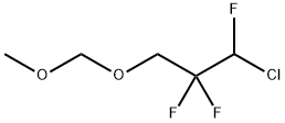 1-クロロ-1,2,2-トリフルオロ-3-(メトキシメトキシ)プロパン 化学構造式