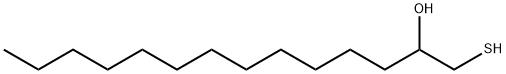 1-mercaptotetradecan-2-ol Struktur