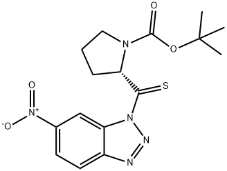 Boc-ThionoPro-1-(6-nitro)benzotriazolide Structure