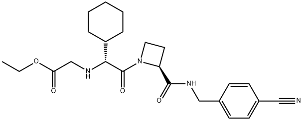 Ximelagatran Nitrile, 260790-61-2, 结构式