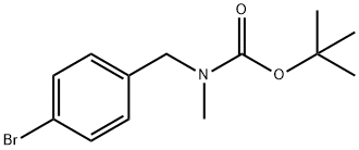 (4-ブロモベンジル)メチルカルバミン酸TERT-ブチル 化学構造式