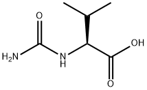 3-METHYL-2-UREIDO-BUTYRIC ACID Struktur