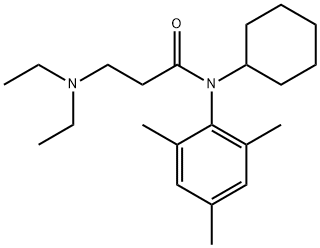 N-Cyclohexyl-3-(diethylamino)-N-(2,4,6-trimethylphenyl)propionamide Structure