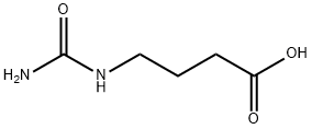 丁酸-4-脲,2609-10-1,结构式