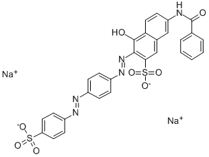 クロランチンファストレッド5B 化学構造式