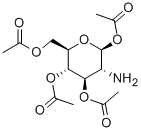 1,3,4,6-テトラ-O-アセチル-2-アミノ-2-デオキシ-β-D-グルコピラノース塩酸塩 化学構造式