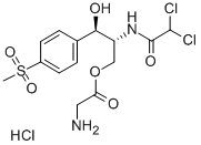Thiamphenicol glycinate hydrochloride Struktur