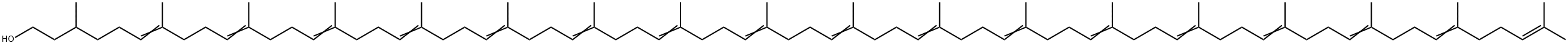 dihydrooctadecaprenol 结构式