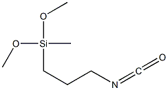 Silane,(3-isocyanatopropyl)dimethoxymethyl Struktur