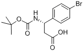 Boc-4-Bromo-D-beta-phenylalanine Struktur