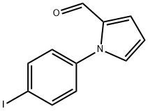 1-(4-ヨードフェニル)-1H-ピロール-2-カルブアルデヒド 化学構造式