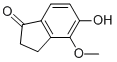 5-HYDROXY-4-METHOXY-INDAN-1-ONE 化学構造式