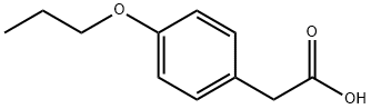(4-丙氧基-苯基)-乙酸 结构式