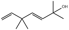 (E)-2,5,5-trimethylhepta-3,6-dien-2-ol Structure