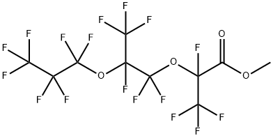 PERFLUORO(2,5-DIMETHYL-3,6-DIOXANONANOIC) ACID METHYL ESTER Struktur