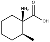Cyclohexanecarboxylic acid, 1-amino-2-methyl-, (1R,2S)- (9CI) 结构式