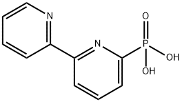 2,2'-BIPYRIDINE-6-PHOSPHONIC ACID 化学構造式