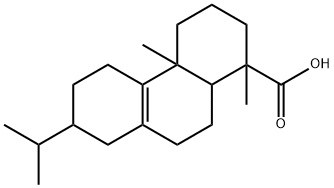 1,2,3,4,4a,5,6,7,8,9,10,10a-Dodecahydro-7-isopropyl-1,4a-dimethyl-1-phenanthrenecarboxylic acid Struktur