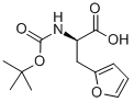 BOC-D-2-呋喃丙氨酸二环己胺盐,261380-18-1,结构式