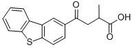 GAMMA-OXO-ALPHA-METHYL-2-DIBENZOTHIOPHENEBUTYRIC ACID Structure