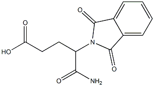 D-4-PhthaliMido-glutaraMic Acid, 2614-09-7, 结构式