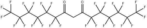 8H,8H-パーフルオロペンタデカン-7,9-ジオン 化学構造式