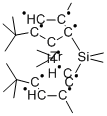 RAC-DIMETHYLSILYLBIS-(4-TERT-BUTYL-2-METHYLCYCLOPENTADIENYL)ZIRCONIUM(IV)DIMETHYL 结构式