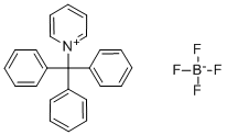 1-(TRIPHENYLMETHYL)PYRIDINIUM TETRAFLUOROBORATE Struktur
