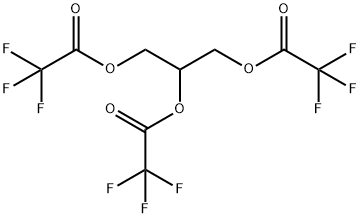 Tris(trifluoroacetic acid)1,2,3-propanetriyl ester,26158-83-8,结构式