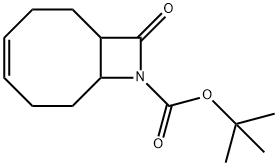 TERT-BUTYL 10-OXO-9-AZABICYCLO[6.2.0]DEC-4-ENE-9-CARBOXYLATE 化学構造式