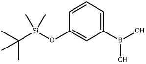3-(叔丁二甲硅氧基)苯硼酸, TECH, 261621-12-9, 结构式