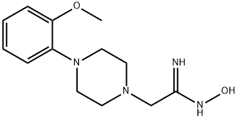 N-羟基-2-[4-(甲氧基苯)哌嗪-1-基]乙脒, 261623-50-1, 结构式