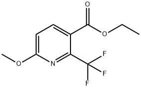 Ethyl 6-methoxy-2-(trifluoromethyl)nicotinate Structure