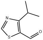 5-Thiazolecarboxaldehyde, 4-(1-methylethyl)- (9CI) 化学構造式