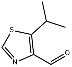 4-Thiazolecarboxaldehyde, 5-(1-methylethyl)- (9CI) Struktur