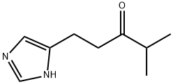 3-Pentanone,  1-(1H-imidazol-4-yl)-4-methyl-  (9CI) Struktur