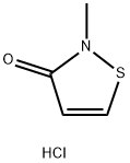 2-метил-4-изотиазолин-3-он гидрохлорид структура