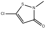 5クロロ2メチル4イソチアゾリン3オン 化学構造式