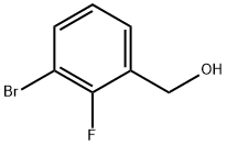 3-溴-2-氟苯甲醇,261723-32-4,结构式