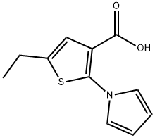 5-ETHYL-2-PYRROL-1-YL-THIOPHENE-3-CARBOXYLIC ACID Structure